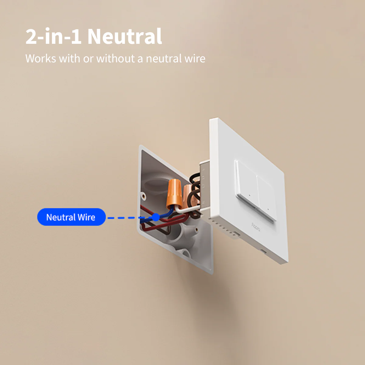 Aqara Smart Wall Switch H2 (Horizontal) - Image 4