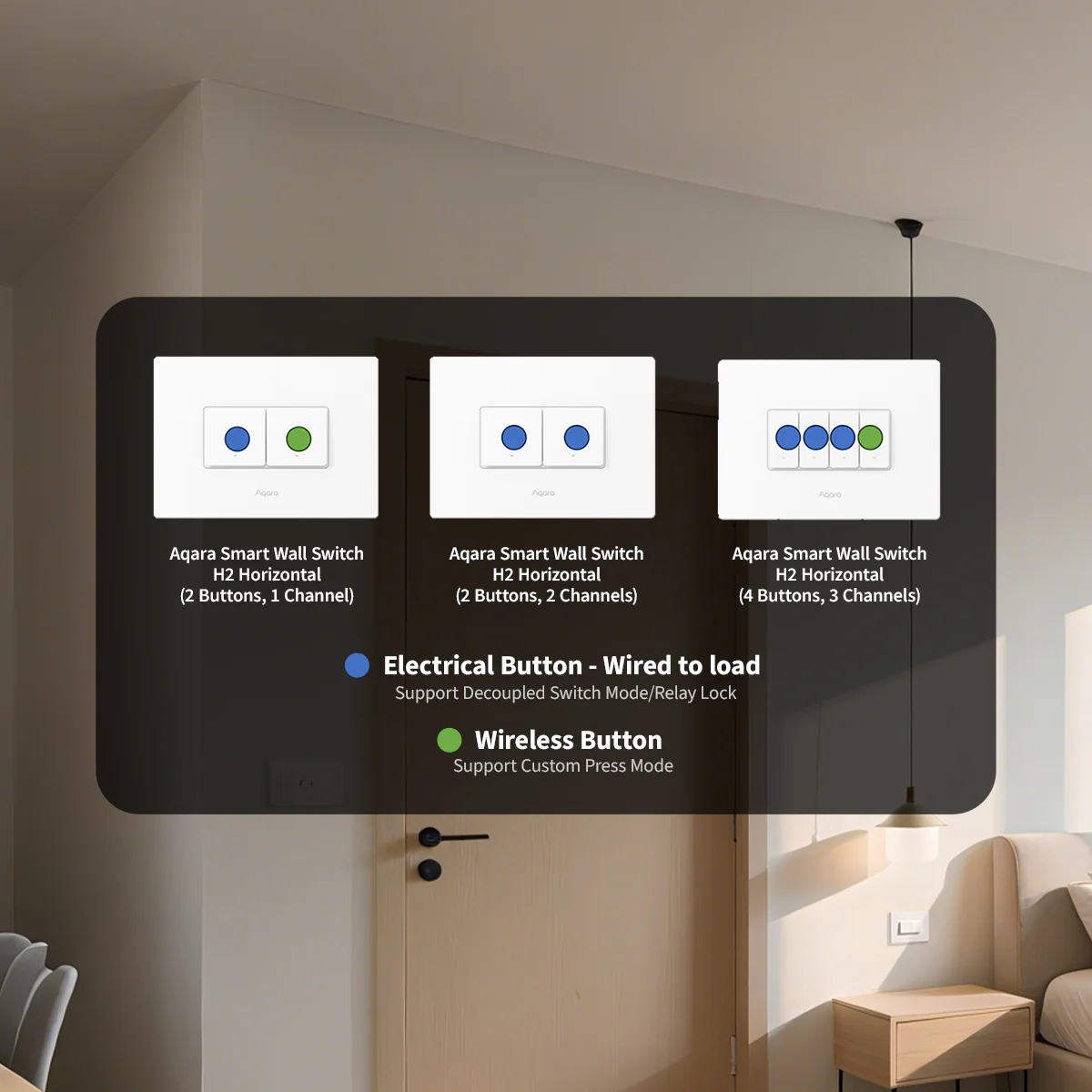 Aqara Smart Wall Switch H2 (Horizontal) - Image 7